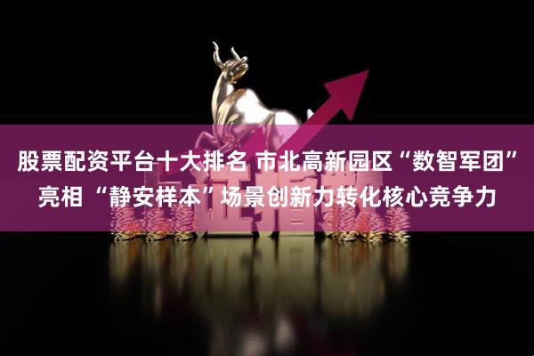 股票配资平台十大排名 市北高新园区“数智军团”亮相 “静安样本”场景创新力转化核心竞争力
